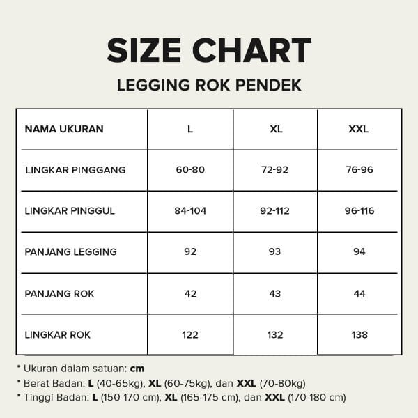 FBS Basic Celana Legging Rok Pendek - Gambar 5