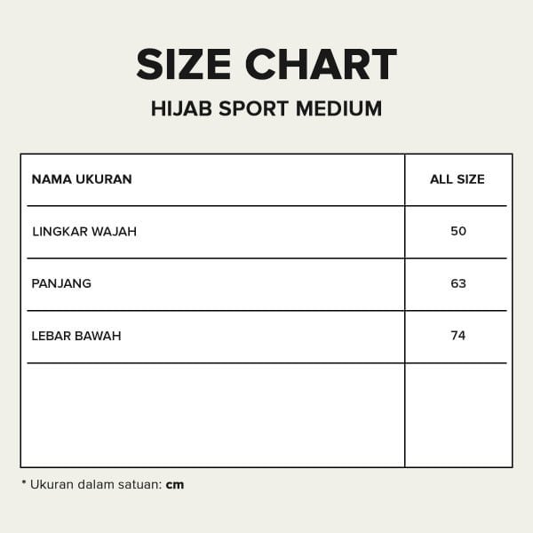 FBS Basic Hijab Sport Medium - Gambar 5