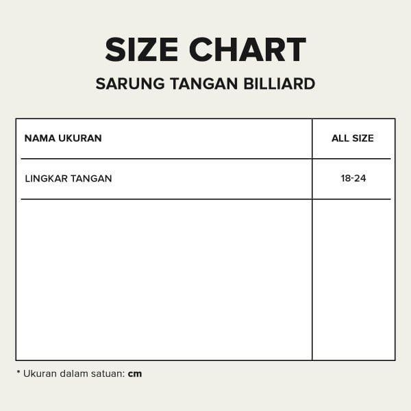 FBS Basic Sarung Tangan Billiard - Gambar 5