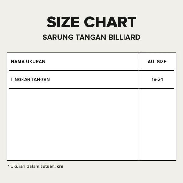 FBS Basic Sarung Tangan Billiard - Gambar 5