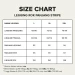 FBS Basic Celana Legging Rok Panjang Stripe - Gambar 5