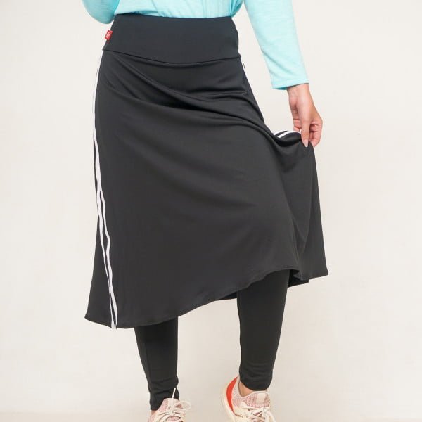 FBS Basic Celana Legging Rok Panjang Stripe - Gambar 2