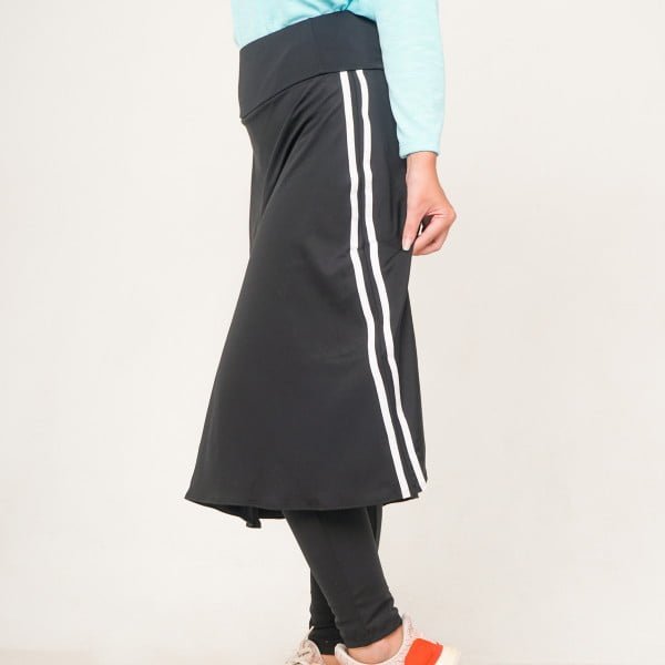 FBS Basic Celana Legging Rok Panjang Stripe - Gambar 4
