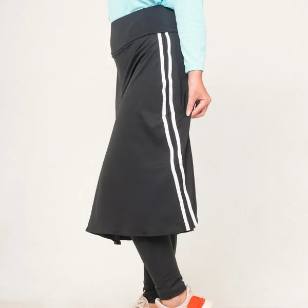 FBS Basic Celana Legging Rok Panjang Stripe - Gambar 4
