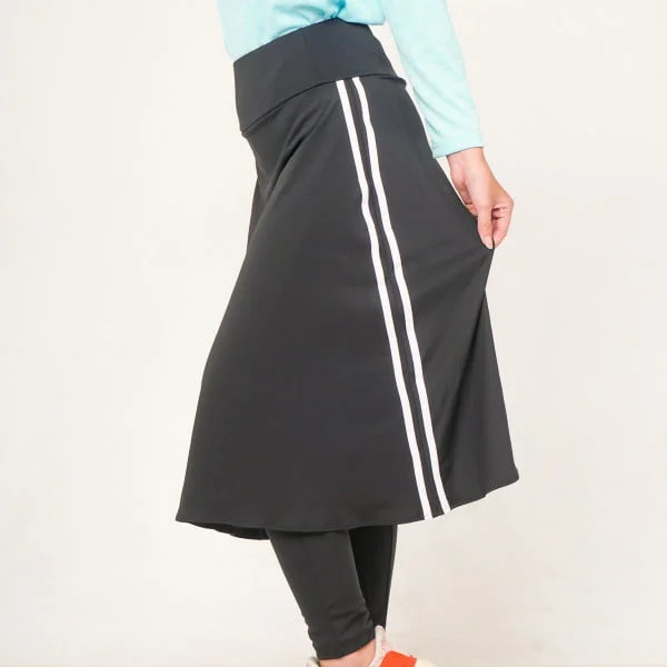 FBS Basic Celana Legging Rok Panjang Stripe - Gambar 3