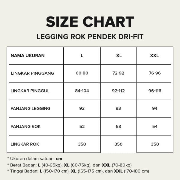 FBS Basic Celana Legging Rok Pendek Dri-Fit - Gambar 5