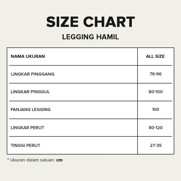 FBS Basic Celana Legging Hamil - Gambar 4