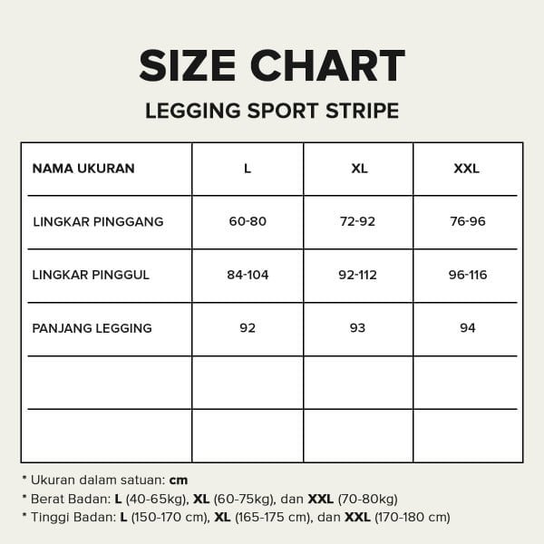 FBS Basic Celana Legging Sport Stripe - Gambar 5