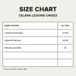 FBS Basic Celana Legging Unisex - Gambar 6