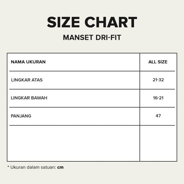 FBS Basic Manset Tangan Standart Dri-Fit - Gambar 3